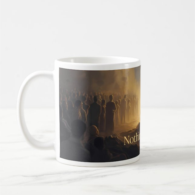 Café Nada Mais Importa Caneca de Arte de Amor Eterno (Esquerda)