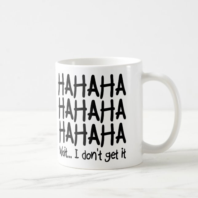 Café Não Entendo Caneca Engraçada ou Caneca de Viagem (Direita)