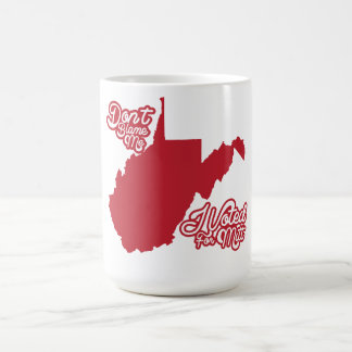 Café Não me responsabilize, mim votou para a caneca de