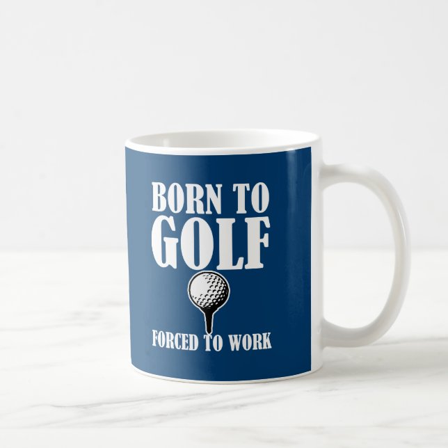 Café Nascer a golf forçado para trabalhar a caneca de (Direita)