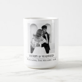 Café Natal Feliz & Casados - Caneca de Natal Personaliz