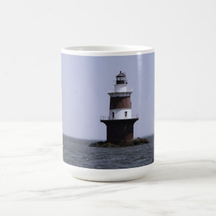 Café Navegação pela caneca do farol de Ledge de Peck