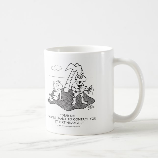 Café Nenhuma caneca de Texting (Direita)