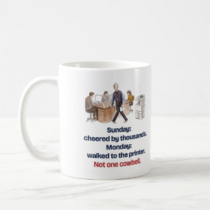 Café Nenhuma Cowbell: Caneca de Escritório Engraçada pa