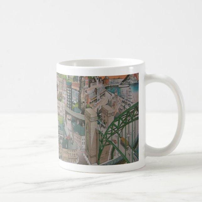 Café Newcastle em cima da caneca de Tyne ao longo dos (Direita)