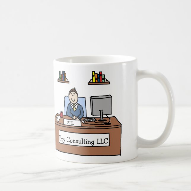 Café Nome da empresa personalizado de w da caneca dos (Direita)