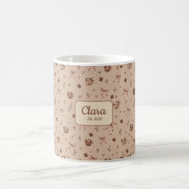Café Nome Personalizado Caneca de Chocolate Quente Conf