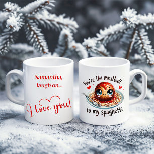 Café Nome Personalizado Caneca de Presente de Comida Di