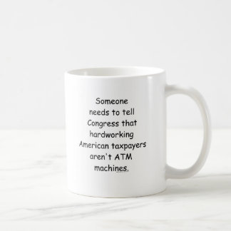 Café Nós não somos caneca de ATMs