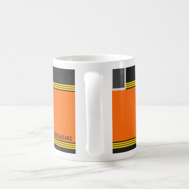 Café Nós somos caneca da laranja de Railfans (Alça)