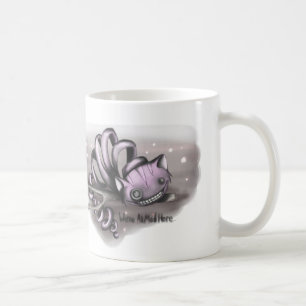 Café nós somos tudo aqui - caneca louca de Alice