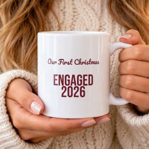 Café Nossa Primeira Caneca de Natal Engajada 2026 Engra
