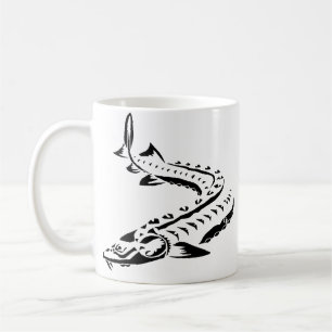 Café NOVO tribal - caneca dobro de Scutes