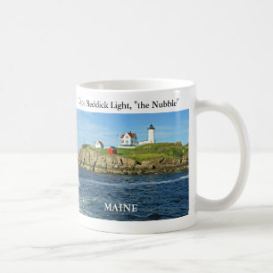 Café Nubble do Farol- de Neddick do cabo, caneca de