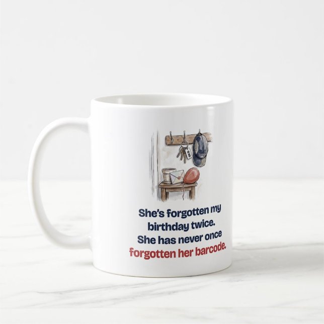 Café Nunca Esquece o Seu Código de Barras: Caneca Diver (Criador carregado)