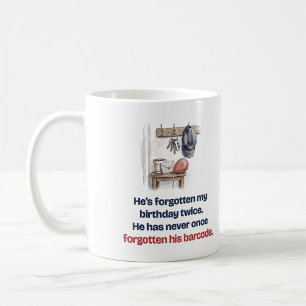Café Nunca Esquece o Seu Código de Barras: Caneca Diver