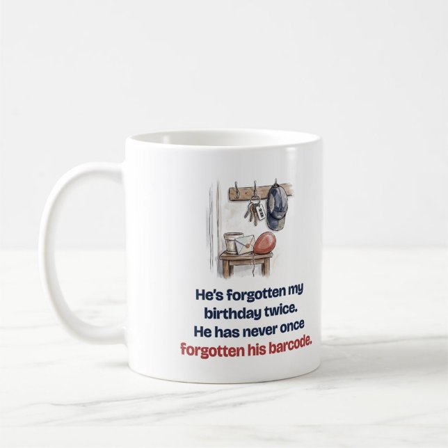 Café Nunca Esquece o Seu Código de Barras: Caneca Diver (Criador carregado)