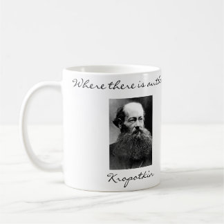Café O anarquista de Peter Kropotkin cita a caneca