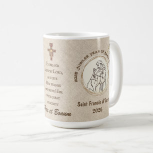 Café O Ano de São Francisco Caneca Comemorativa