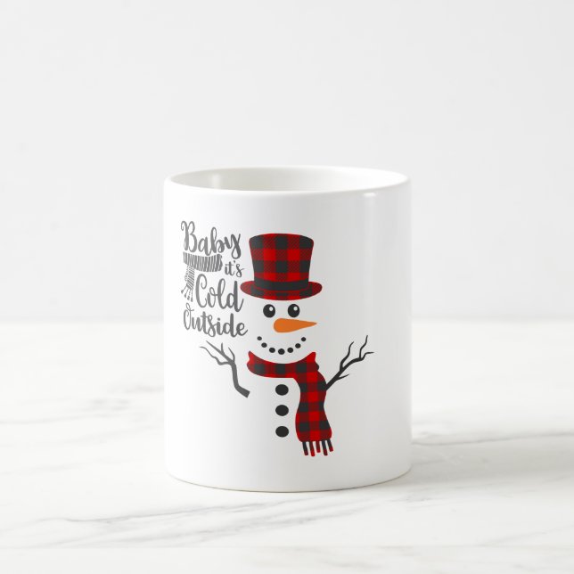 Café O Bebê É Frio Fora Da Caneca De Neve (Centro)