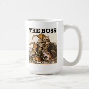Café O Chefe De Todos Os Esquilos Caneca Divertida