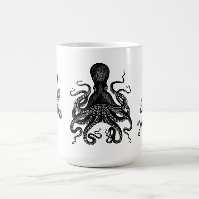 Café O copo da caneca do polvo de Kraken para Steampunk (Centro)