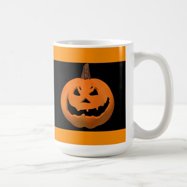 Café O Dia das Bruxas: Jack-O-Lanterna má: Caneca de (Direita)
