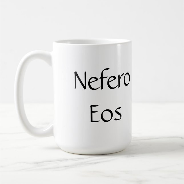 Café O Grail de Atlantis - caneca do Eos de Nefero (Esquerda)