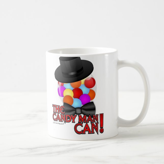 Café O homem de doces pode - caneca do Vending (Direita)