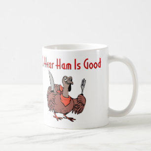 Café O presunto da acção de graças é boa caneca