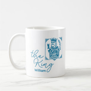 Café O rei Carta de baralho Caneca Coroa Presente marid