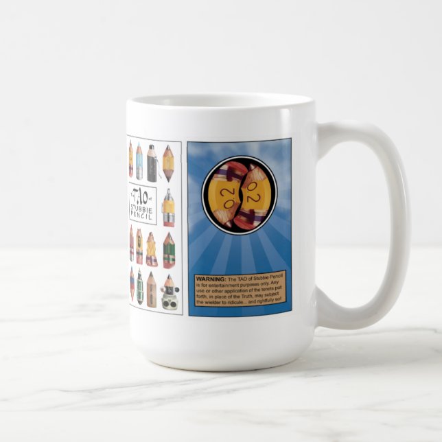 Café O Tao da caneca #4 do lápis de Stubbie (Direita)