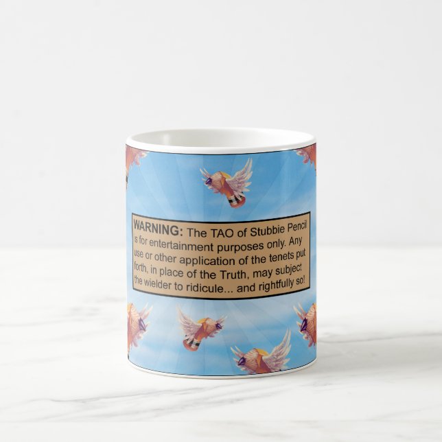Café O Tao da caneca da negação do lápis de Stubbie (Centro)