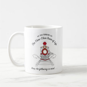 Café O trem de Choo-Choo da caneca da vida