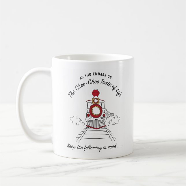 Café O trem de Choo-Choo da caneca da vida (Esquerda)