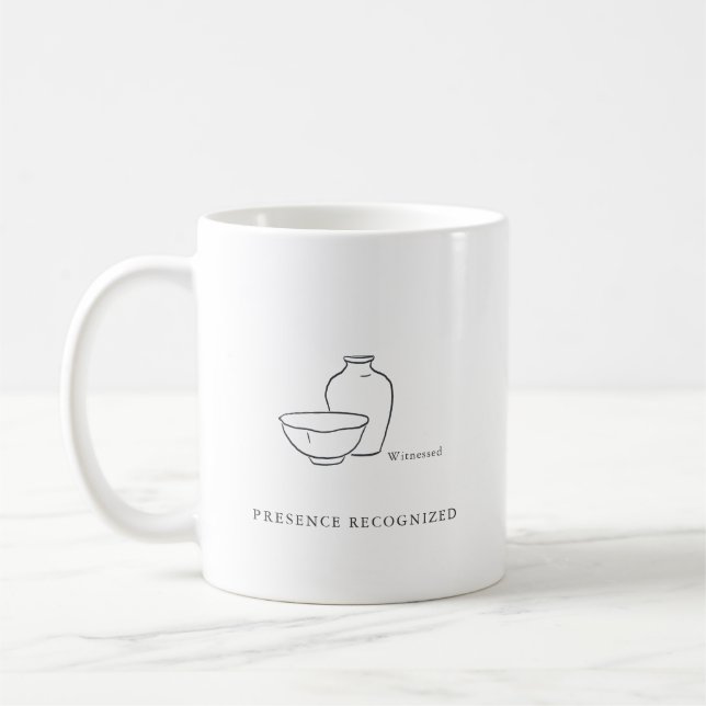 Café O Vaso - Presente de Caneca de Testemunha do Sacra (Esquerda)