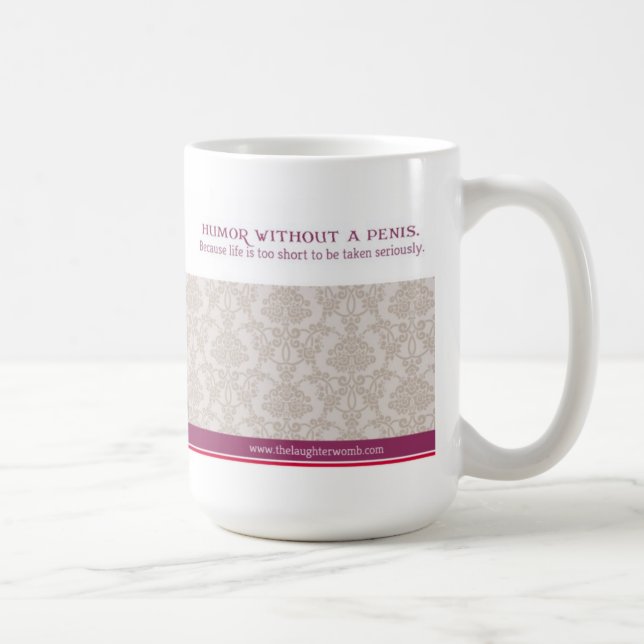 Café O ventre do riso caneca de 15 onças (Direita)
