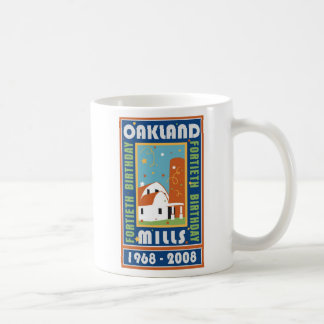 Café Oakand mmói a caneca do aniversário de 40 anos