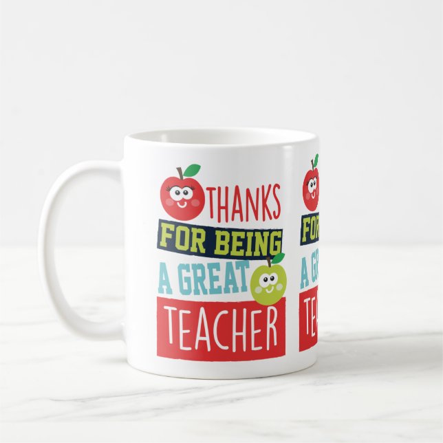 Café Obrigados de ser uma caneca de professor Excelente (Esquerda)