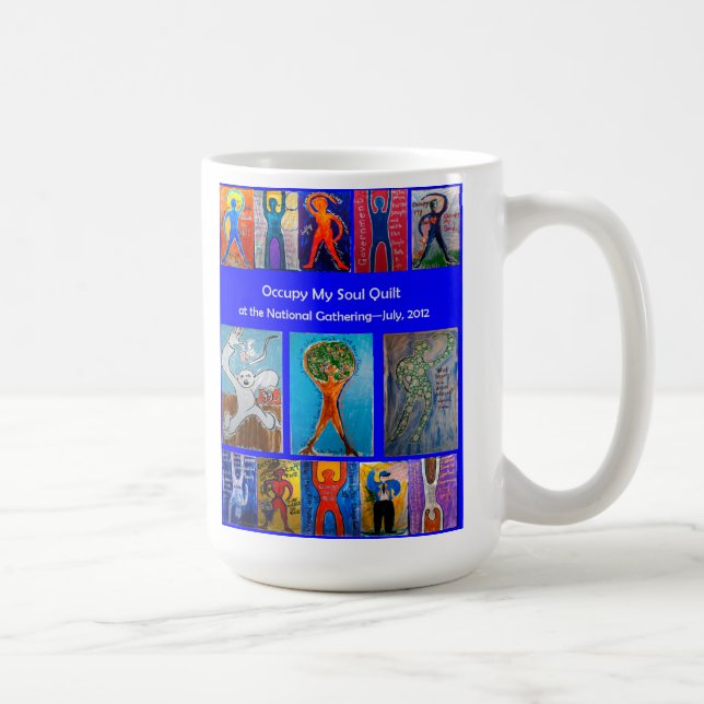 Café Ocupe minha caneca de recolhimento nacional da (Direita)