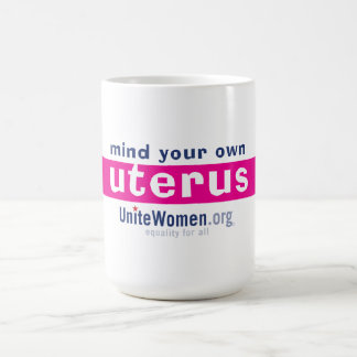 Café Ocupe-se de sua própria caneca do útero