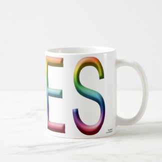 Café OES Rainbow Mug & Caneca de cerveja