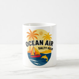 Café Olá, caneca de sol de verão
