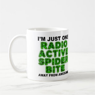 Café Ópera-aranha radioativa, coca ou Caneca de viagem