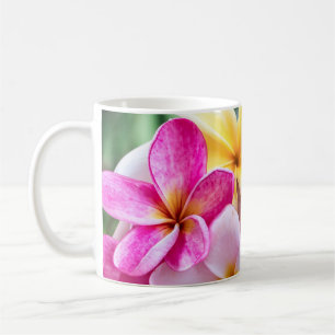 Café orquídea, caneca de flores opal do Havaí