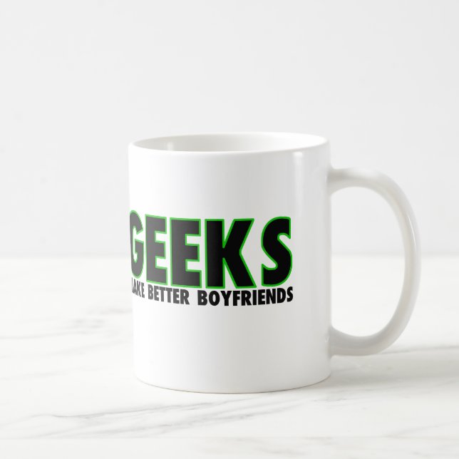 Café Os geeks fazem a melhores namorados a caneca de (Direita)