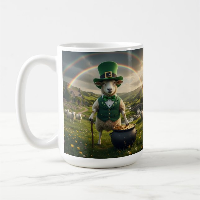 Café Ovelha Leprechaun e Caneca de Ouro (Esquerda)