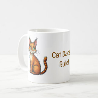 Café Pais de gato - caneca de Dia de os pais perfeita K