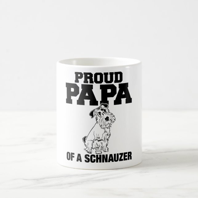 Café Papá orgulhosa de uma caneca do Schnauzer (Centro)