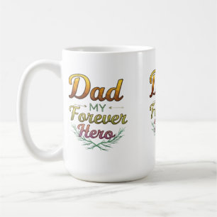 Café Papai, Meu Primeiro Herói Caneca Clássica de 15 oz